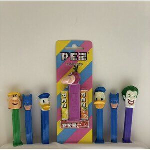 Rare Vintage PEZ Dispenser Lot – Set of 7 – Excellent Condition – Unused!